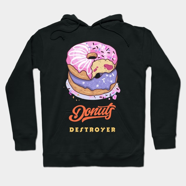 Donuts Destroyer Hoodie by Syntax Wear